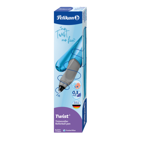 Pelikan Twist Tintenroller frosted blue