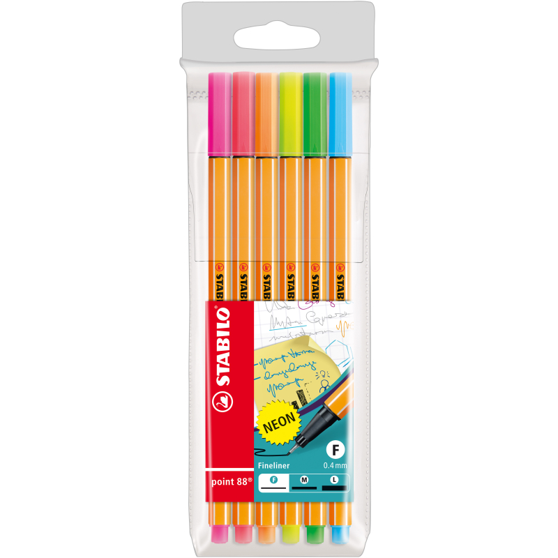 Fineliner point 88 Neon STABILO