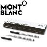 Zwei Montblanc Kugelschreiberminen, M in Mystery Black (MB128211) inkl. Verpackung.