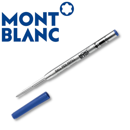 Eine Montblanc Kugelschreibermine (MB128215), B in Royal Blue.