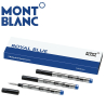 Montblanc Rollerball-Minen, klein, M, Königsblau mit Verpackung.