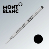 Eine Montblanc Rollerball-Mine, F, schwarz.