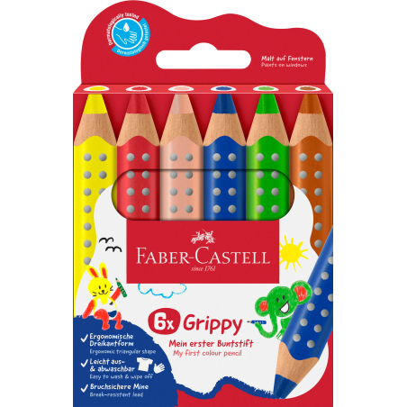 Buntstift Grippy 6er Set
