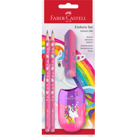 Schreibset Einhorn Bleistift