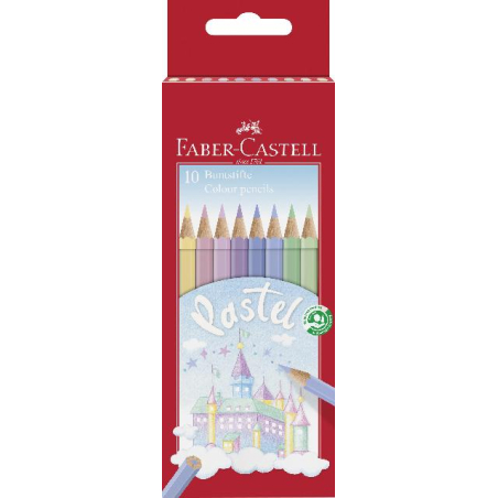 Buntstift pastell 10er Kartonetui