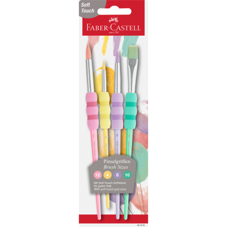 Pinsel 4er Set Pastell