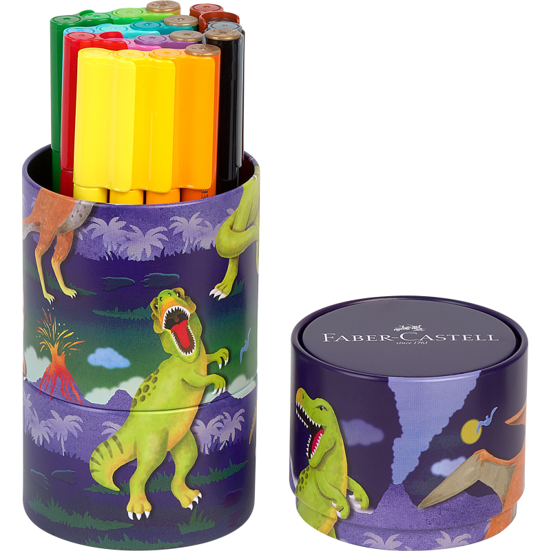 Filzstift Connector Dino Faber Castell