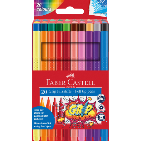 Filzstift Grip Colour Marker 20x Etui