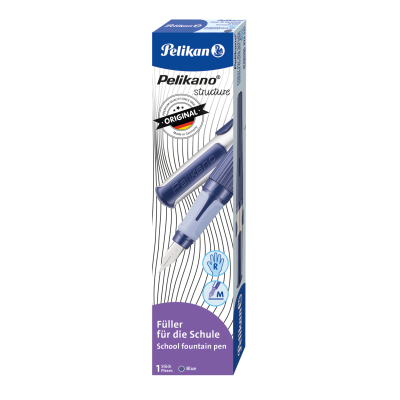 Pelikan Pelikano® structure Füller für Rechtshänder Pelikan