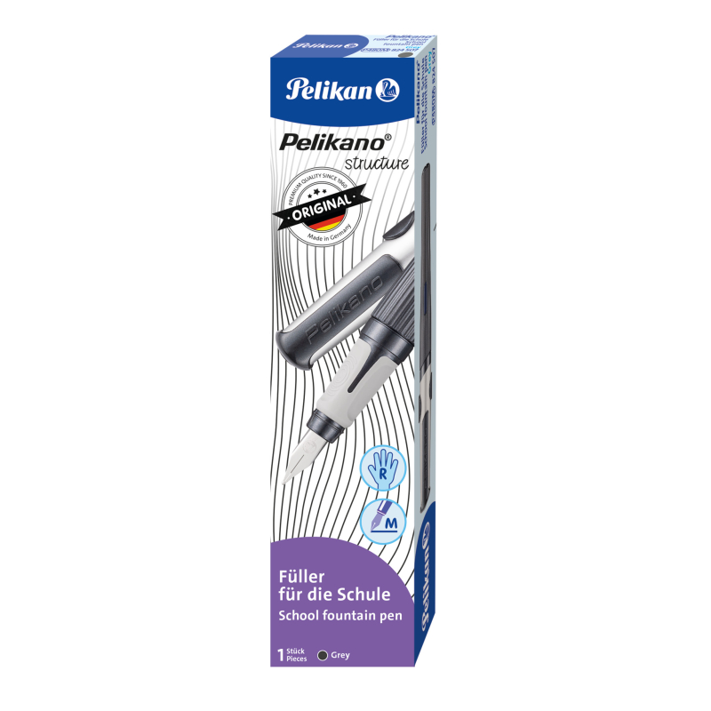 Pelikan Pelikano® structure Füller für Rechtshänder Pelikan