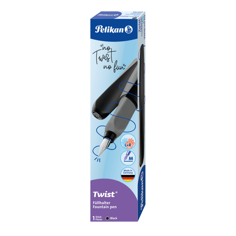Pelikan Twist Füller schwarz Pelikan