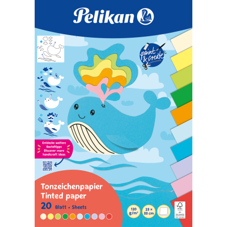 Pelikan Tonpapier Block