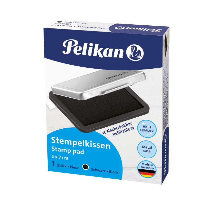Pelikan Metallstempelkissen schwarz Pelikan