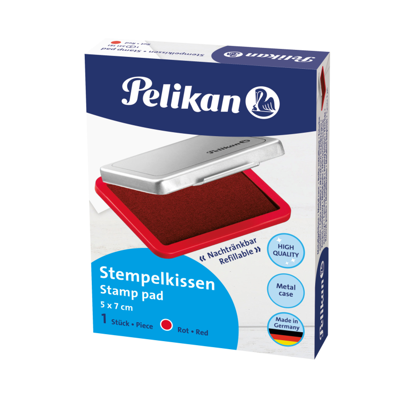 Pelikan Metallstempelkissen rot Pelikan