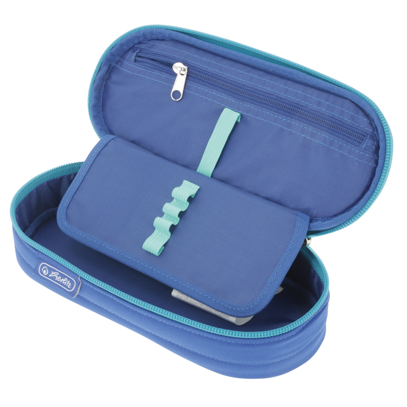 Herlitz Federtasche Faulenzer Etui Dip Dye blue/turquoise Herlitz