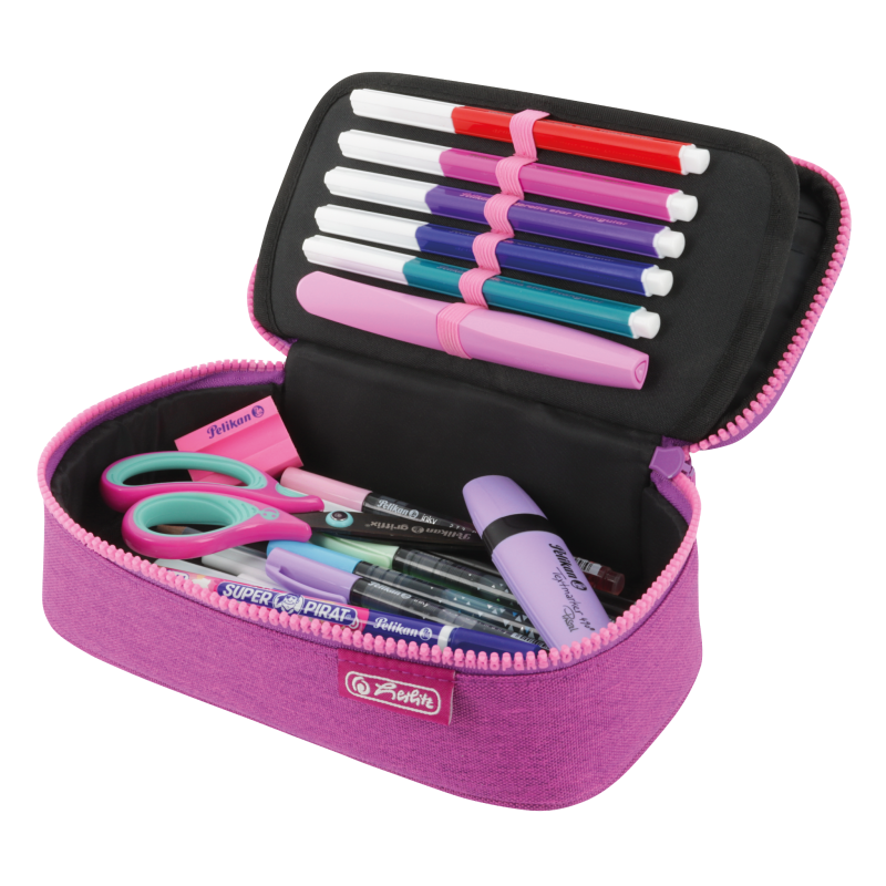 Herlitz Federtasche Faulenzer beatBox ABC purple/pink Herlitz