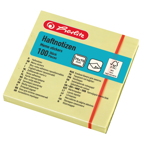 Haftnotizblock 75x75mm
