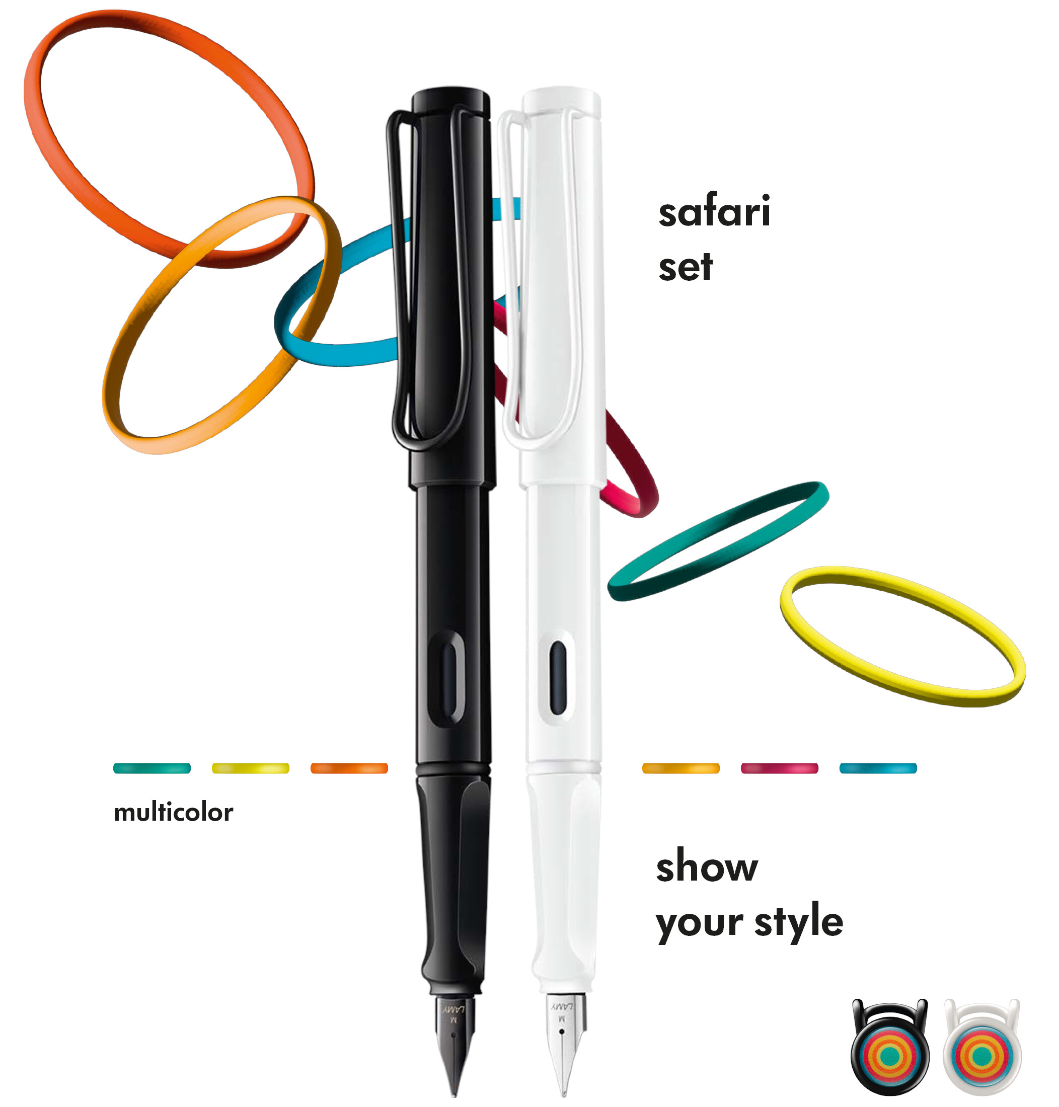 Lamy Safari Füllfederhalter Mit T10 Patrone – Feder Fein, ABS-Kunststoff, In Lamy-Box, Für Schule & Alltag